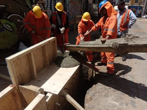 Avanzan obras de mejoramiento de Sistema Melgarejo, red primaria de aguas lluvias de Valparaíso