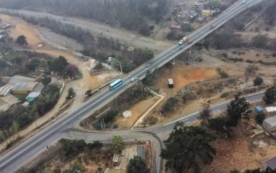 MOP construye nuevo puente Limache en Ruta 64