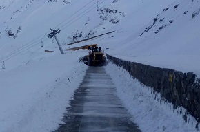 MOP mantiene trabajo permanente en  la alta cordillera