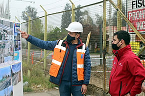 Ya comenzaron obras de ampliación en sector Hermanos Clark de Los Andes