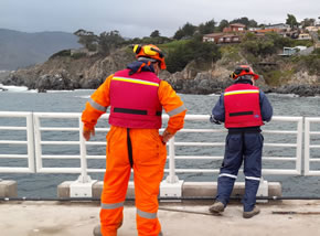 Restauración de Muelle de Quintay en su fase final