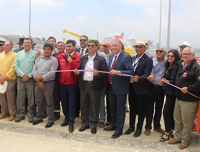 MOP entrega obras de nuevo muelle en Caleta Ventanas en Puchuncaví