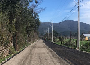 MOP avanza con pavimentaciones en sectores rurales de la Región