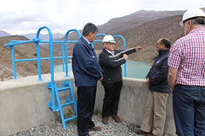 Inspeccionan llenado de embalse Chacrillas en Putaendo