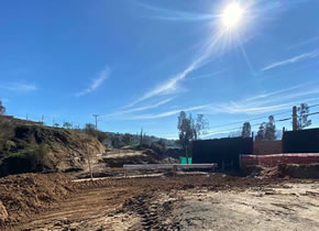 Avanzan obras de esperado Puente Los Leones de Limache