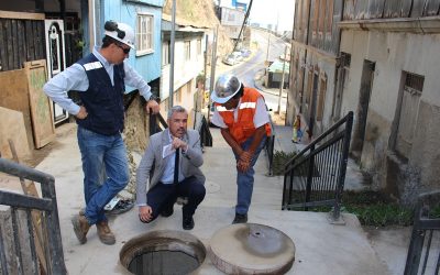 Entregan obras de nuevo colector de aguas lluvia en Valparaíso