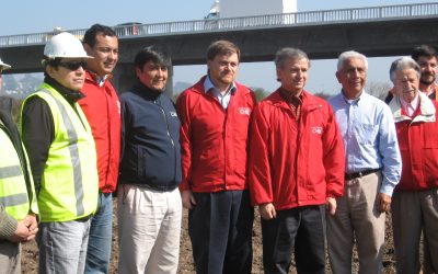 Ministros de Obras Públicas y de Hacienda encabezan puesta en servicio de Puente Lo Gallardo