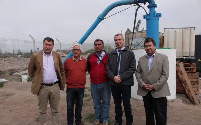 Seremi MOP y Gobernador de San Felipe visitan puesta en marcha de pozos de riego de Bellavista