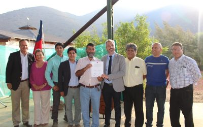 Autoridades pusieron Primera Piedra a Ampliación de  Servicio de Agua Potable Rural en Quebrada de Alvarado