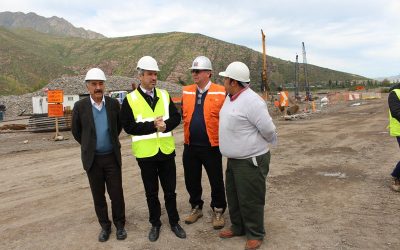 En varios frentes de trabajo avanzan obras en Ruta 60 CH