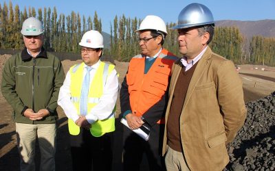 Comenzaron pruebas para utilizar escoria de Chagres en terraplenes de la Ruta 60 CH en Provincia de San Felipe