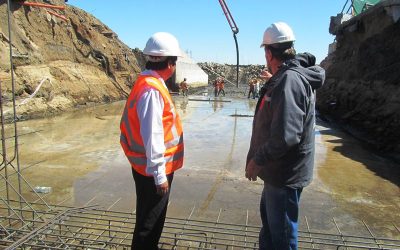 40% de avance tienen  obras de colector de Avenida Argentina