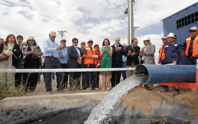 Ministra Loreto Silva inaugura mejoramiento de pozos de extracción de agua en la región de Valparaíso