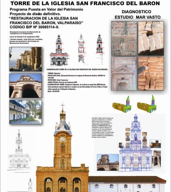 MOP envió a Monumentos Nacionales proyecto de restauración de Iglesia San Francisco