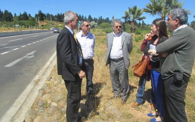 MOP y Transportes definen en terreno nuevas medidas de seguridad para Vía Las Palmas
