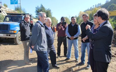 Inspeccionan limpieza del estero de Viña del Mar