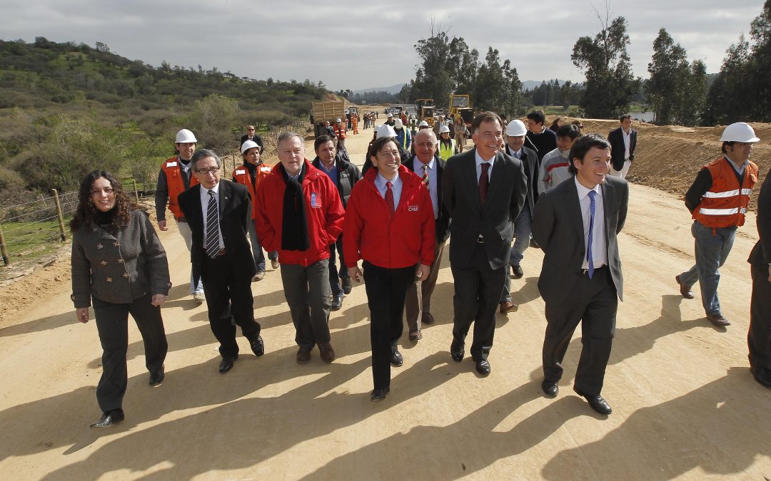 Ministro Golborne inspecciona trabajos de construcción de nueva Ruta Lo Orozco–Quilpué en Región de Valparaíso