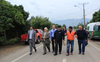 Autoridades inspeccionan avances de pavimentación del sector rural Pachacama