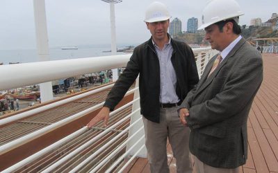 Avanzan obras de habilitación de cubierta en caleta Portales
