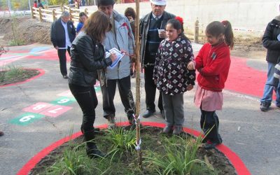 Niños de San Enrique se comprometen con hermoseamiento de las obras de infraestructura