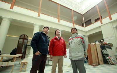 Subsecretario de Obras Públicas visitó nuevo edificio de la Gobernación de Los Andes